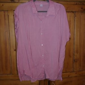 Women's XXL Button Up Shirt
